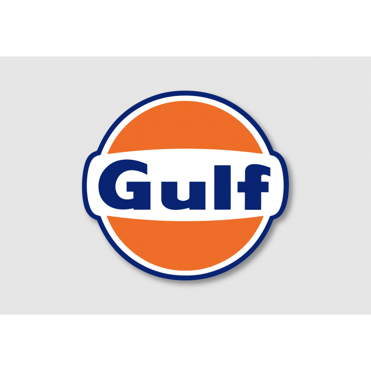Gulf Full Colour Adhesive Vinyl Sticker